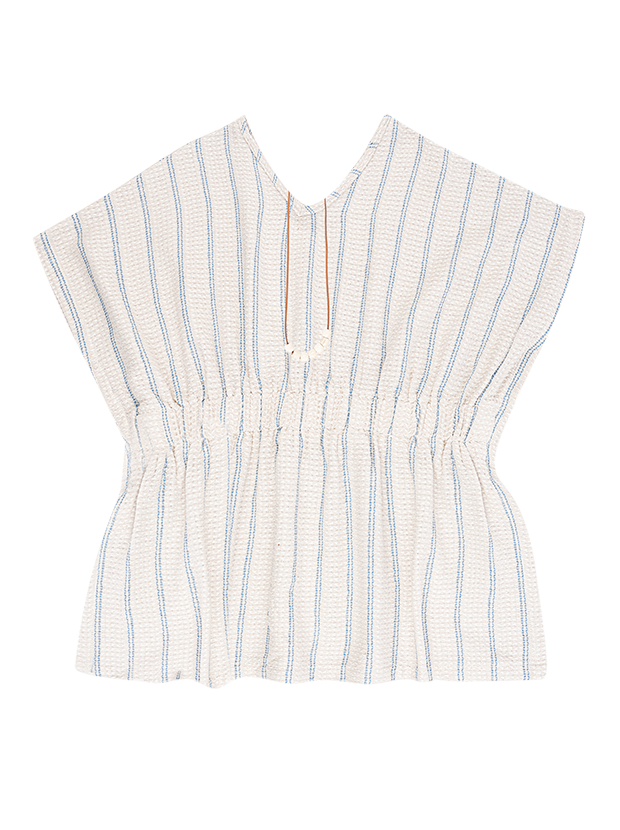 پانچو دخترانه مدل راه راه 1