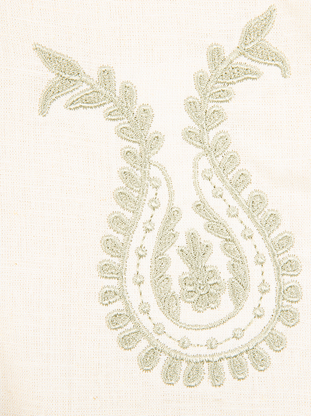 شومیز دخترانه مدل کرم بته جقه و گل 4