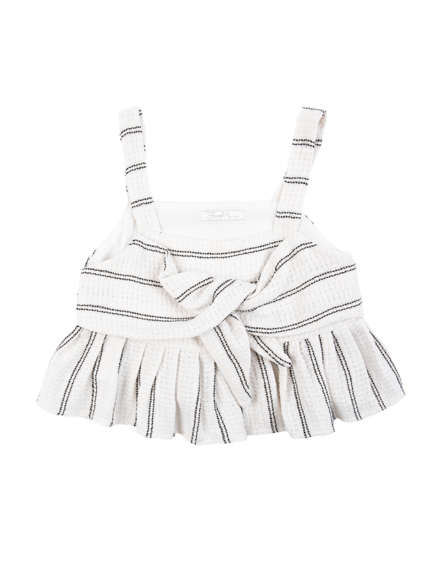 تاپ دخترانه مدل گره پاپیونی 1