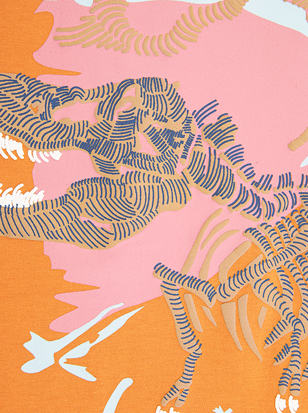 تیشرت و شلوارک پسرانه مدل t-rex on water 6