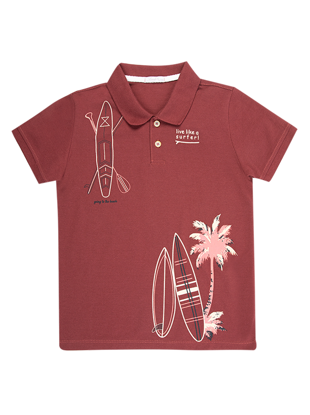  تیشرت پسرانه مدل surfing and palms 1
