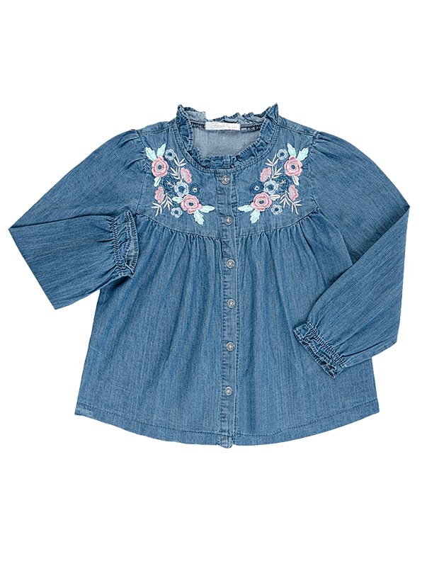 شومیز دخترانه مدل جین 1