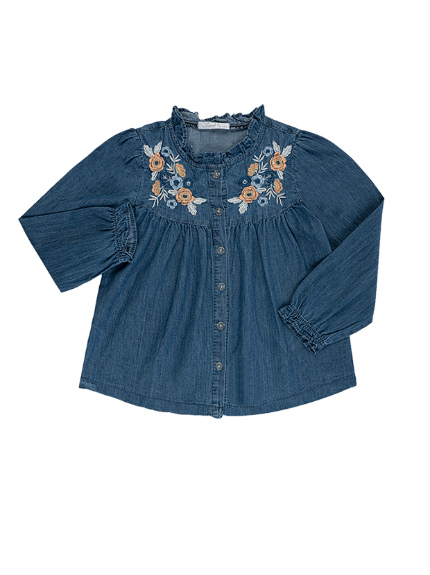 شومیز دخترانه مدل جین 2 1