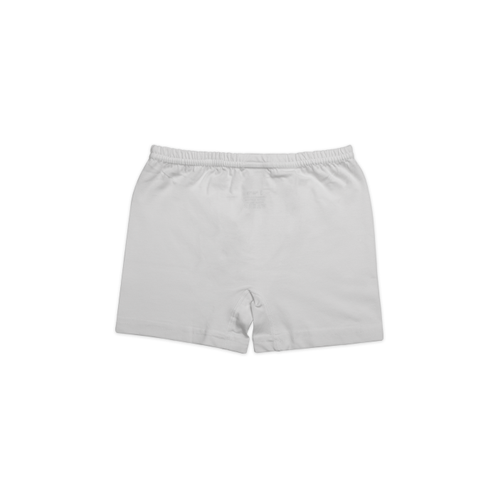 شورت پسرانه مدل پادار سفید آیچیلک 2