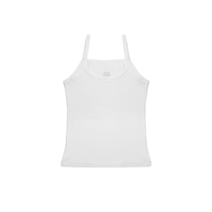 زیرپوش دخترانه مدل سفید ساده آیچیلک 1