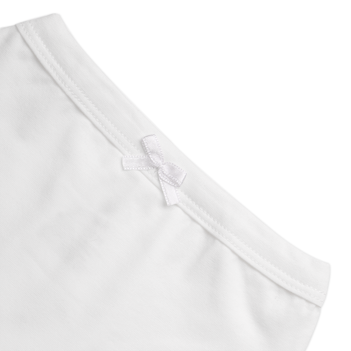 شورت دخترانه مدل پادار سفید آیچیلک 1