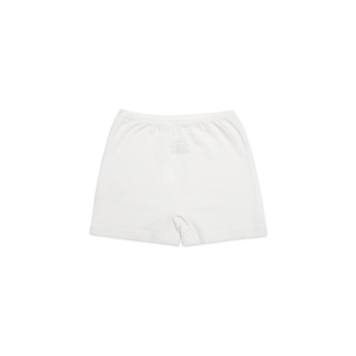 شورت دخترانه مدل پادار سفید آیچیلک 3