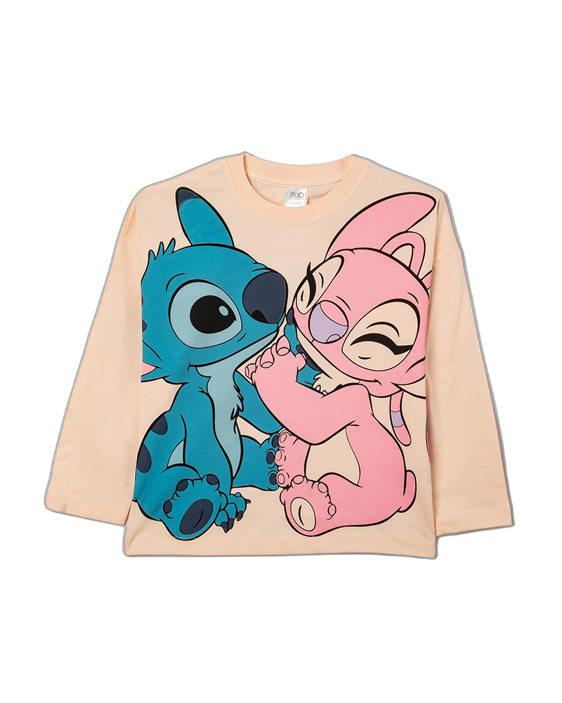 بلوزدخترانه مدل گلبهی Angel &amp; Stitch 2