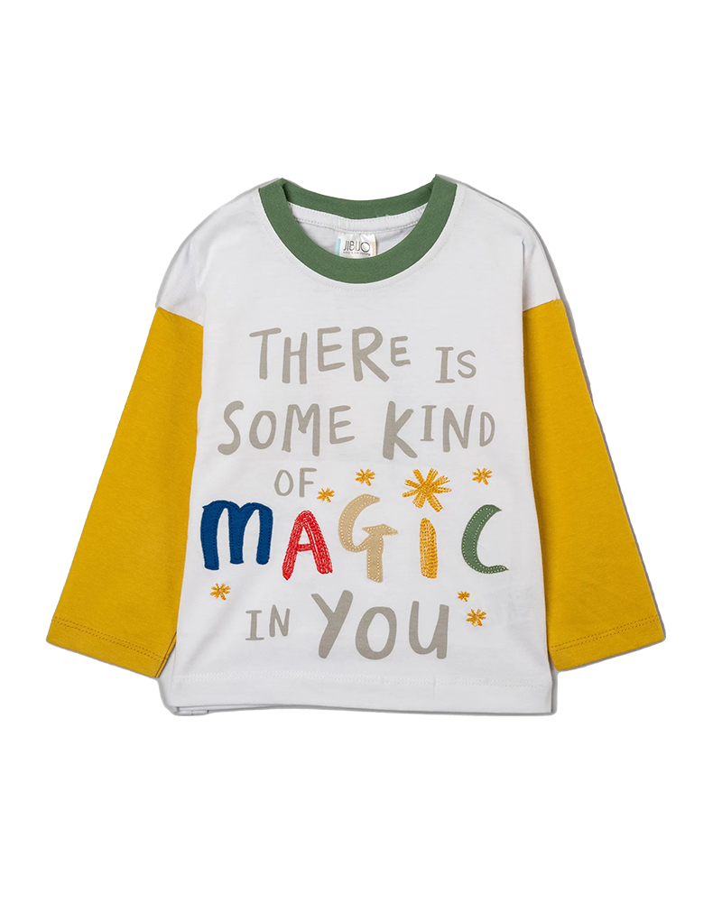 بلوزپسرانه مدل زرد Magic 2