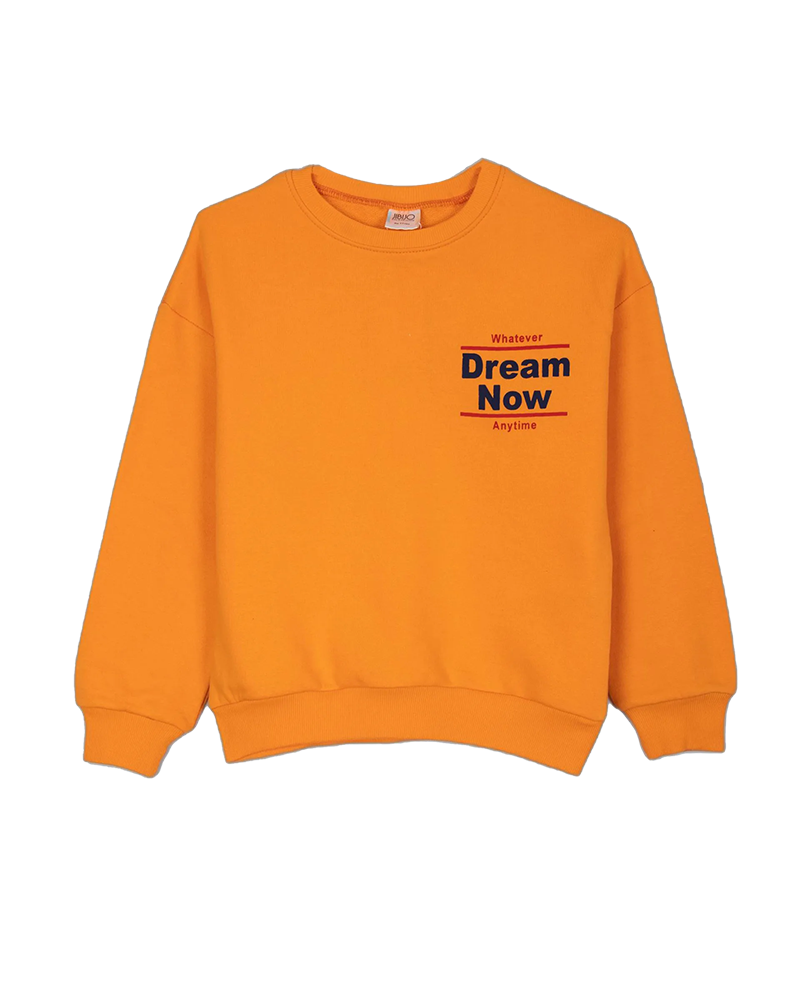 بلوزپسرانه مدل نارنجی Dream Now   2