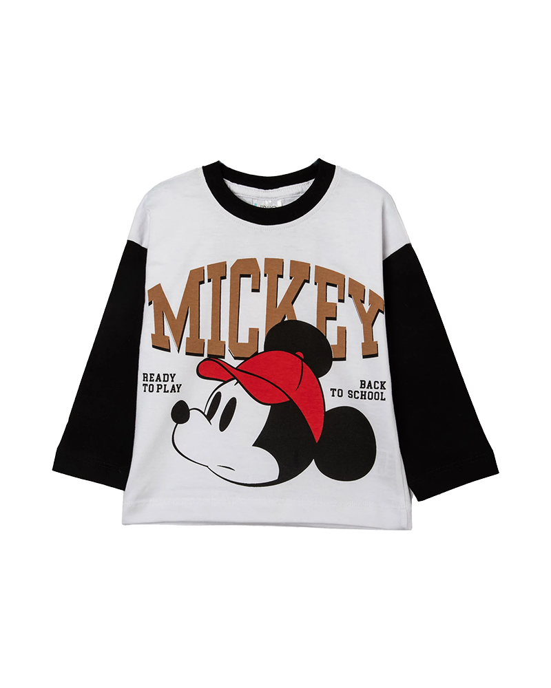 بلوز  پسرانه مدل مشکی Mickey with a hat 1