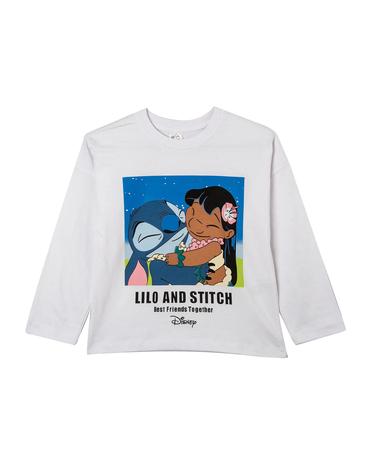 بلوزدخترانه مدل سفید  Hug With Stitch 2