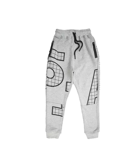 شلوارپسرانه مدل اسلش طوسی  Type   1