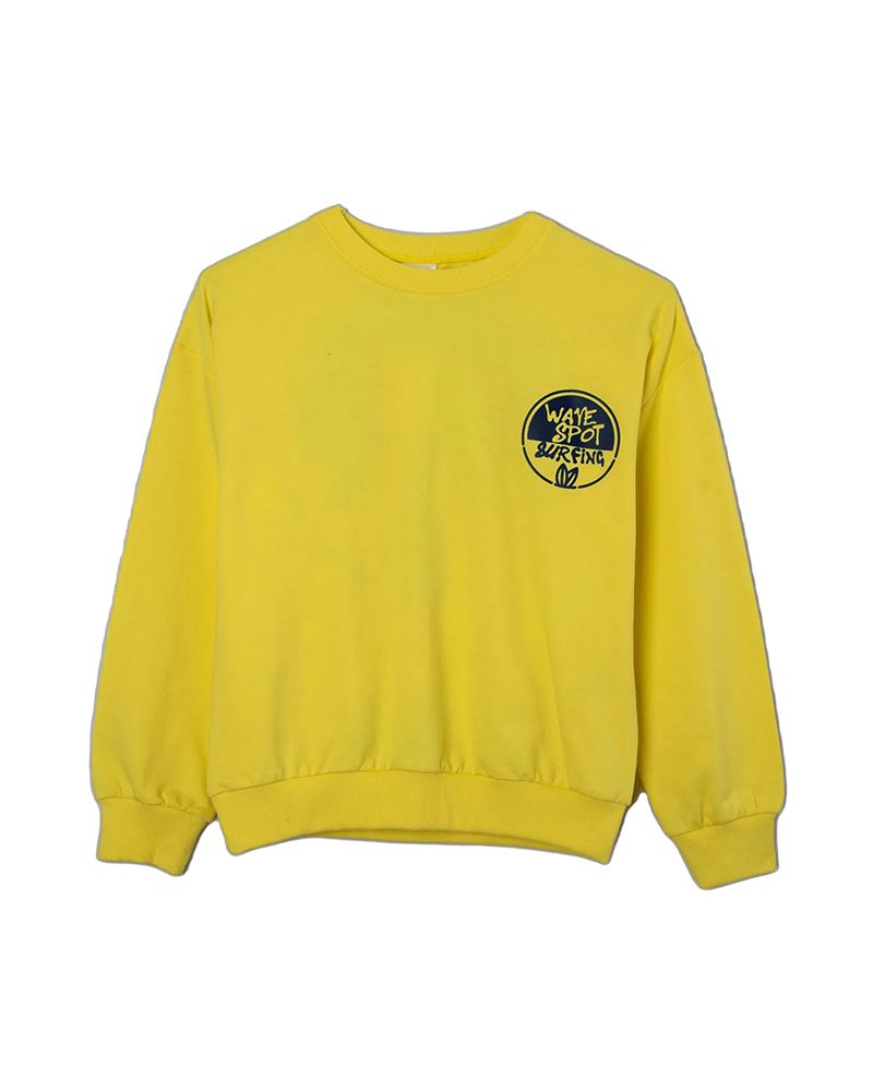 بلوزپسرانه مدل لیمویی Wave Spot   1