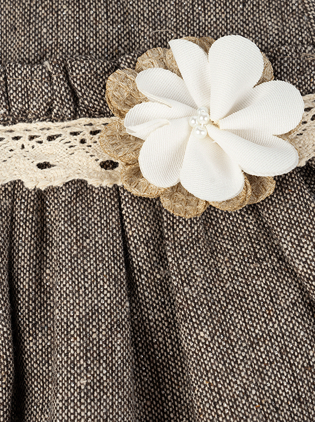 پیراهن دخترانه مدل گل پاییزی  3