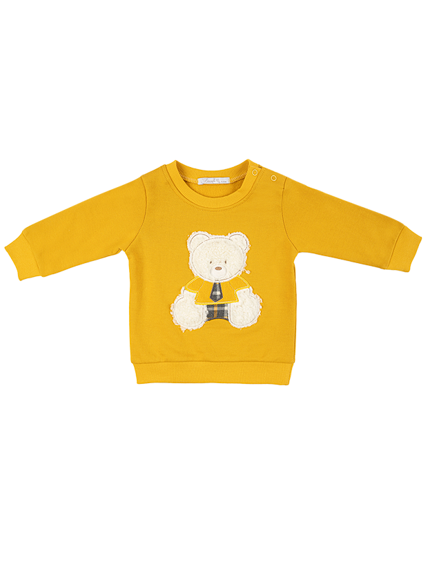 سه تیکه پسرانه مدل تدی زرد  5