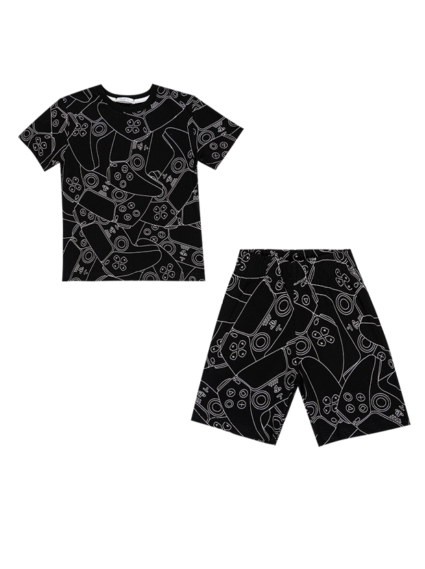 تیشرت و شلوارک پسرانه مدل پلی استیشن 1