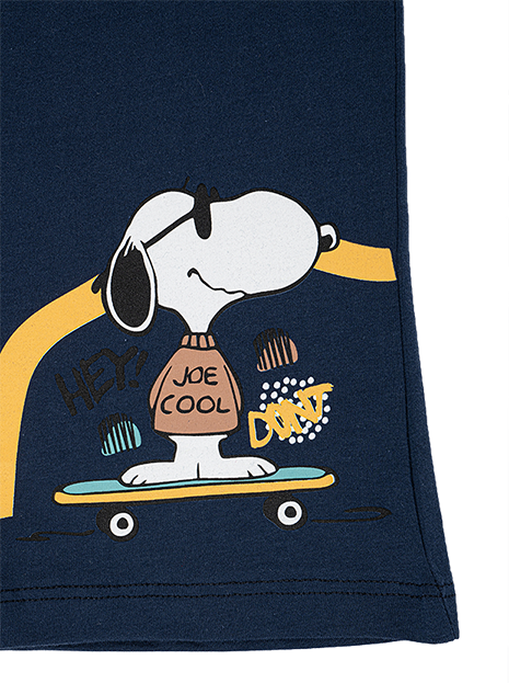 تیشرت و شلوارک پسرانه مدل اسنوپی اسکیت سوار 8