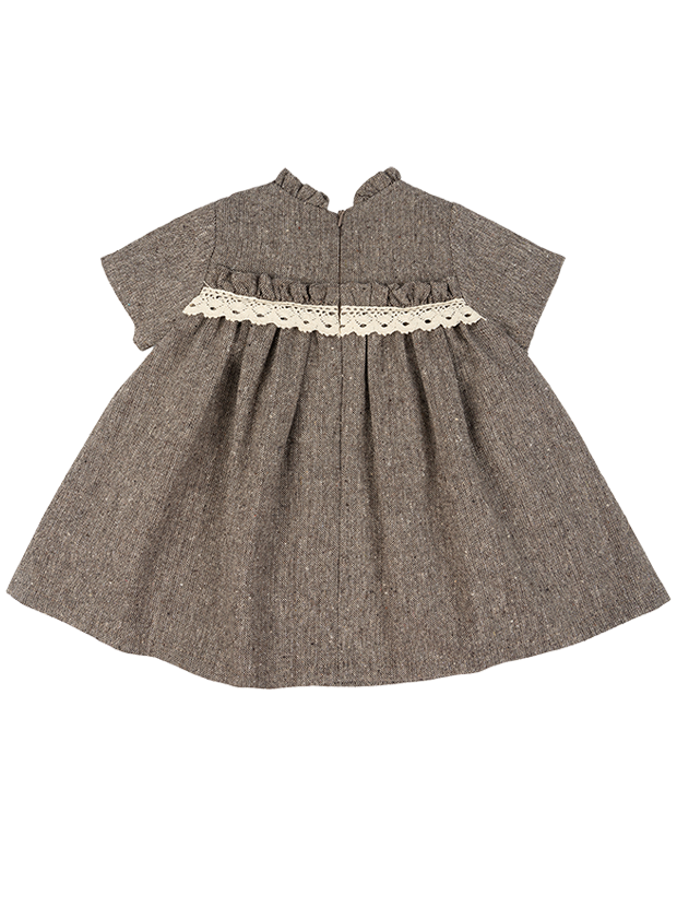 پیراهن دخترانه مدل گل پاییزی 2 2