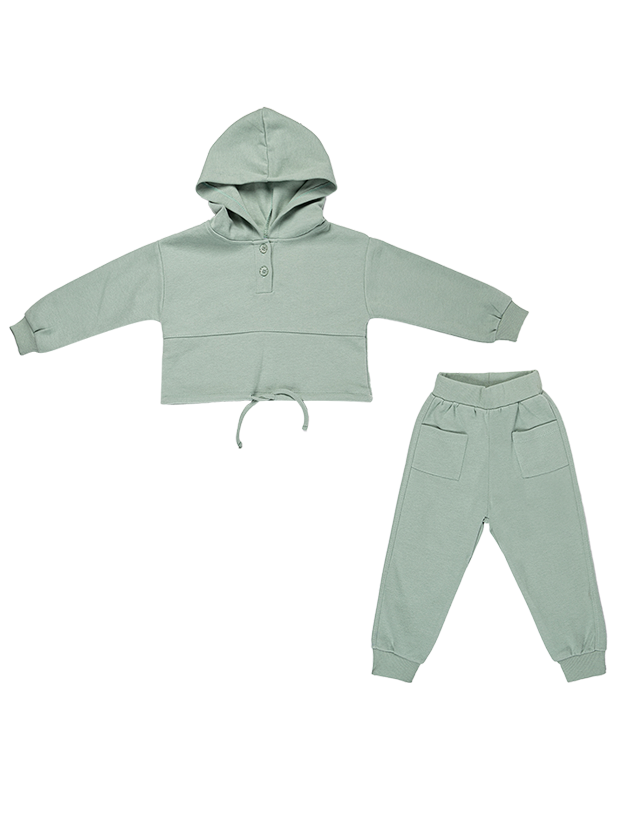 سوییشرت و شلوار دخترانه مدل پاییز  1