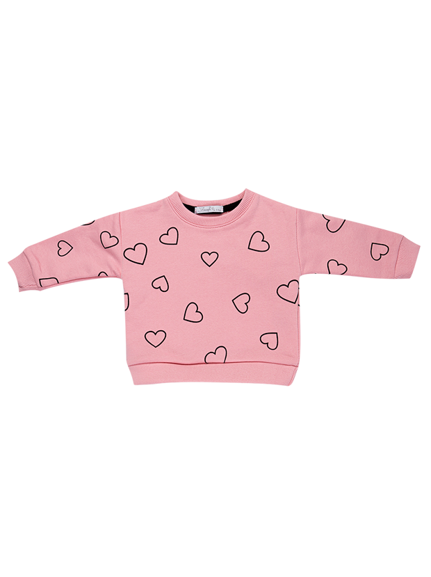 بلوز و شلوار دخترانه مدل قلب 2