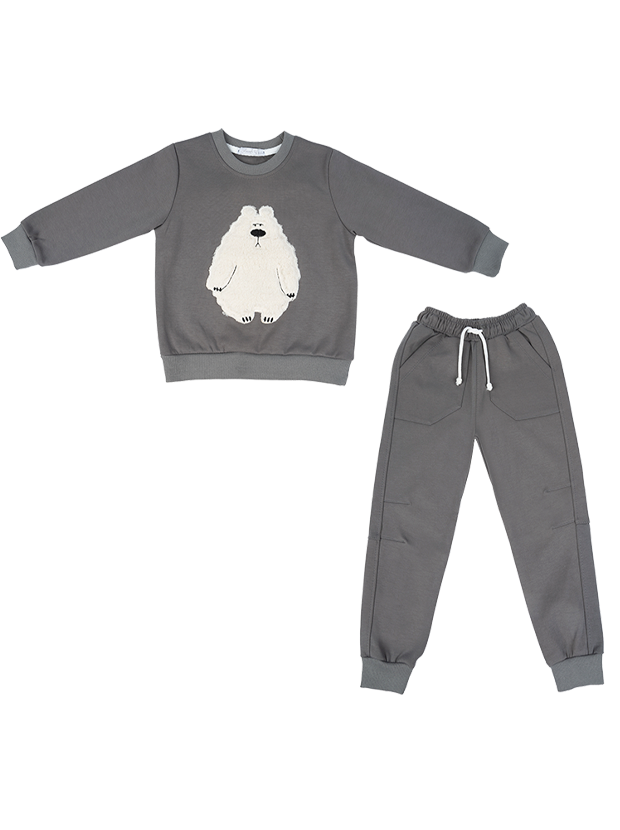 بلوز و شلوار پسرانه مدل خرس تدی 1