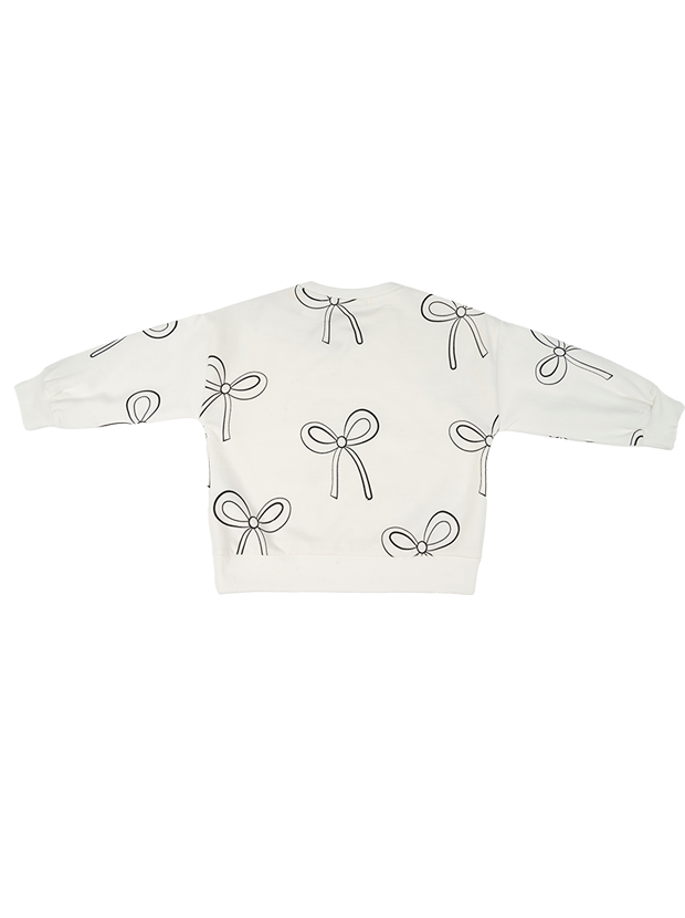 بلوز دخترانه مدل پاپیون سیاه و سفید3  2