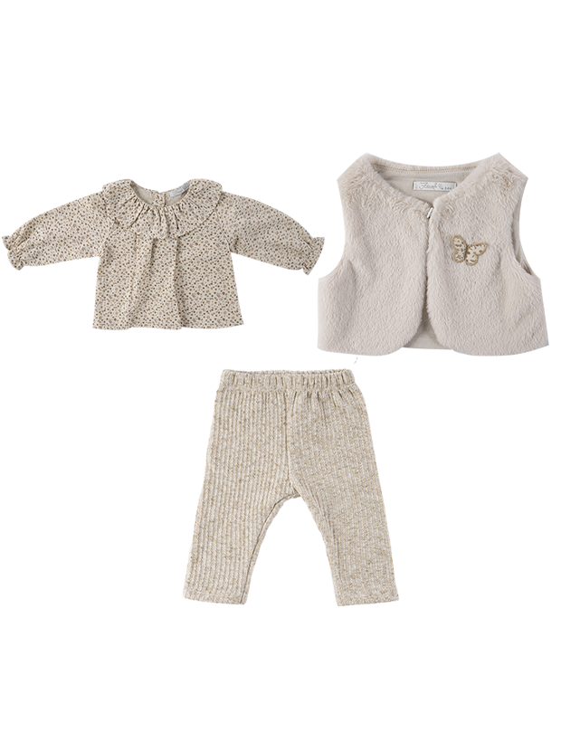 ست سه تیکه دخترانه مدل گلچهره 1