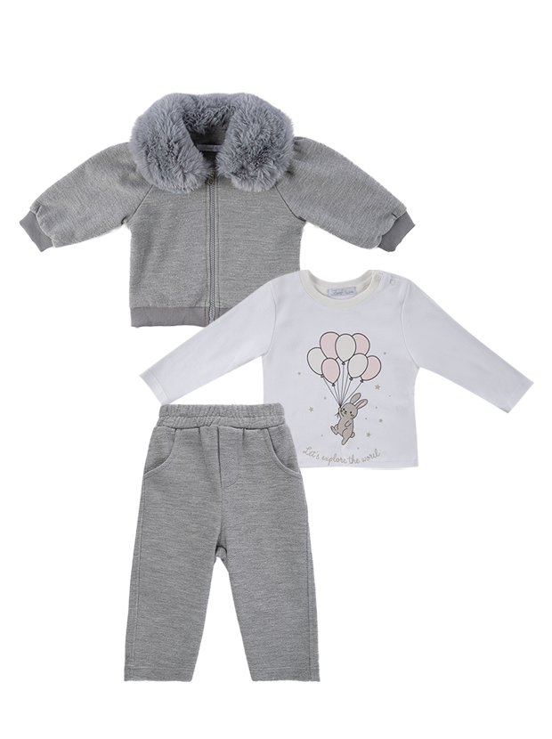 ست سه تیکه دخترانه مدل خرگوش بادکنکی 1