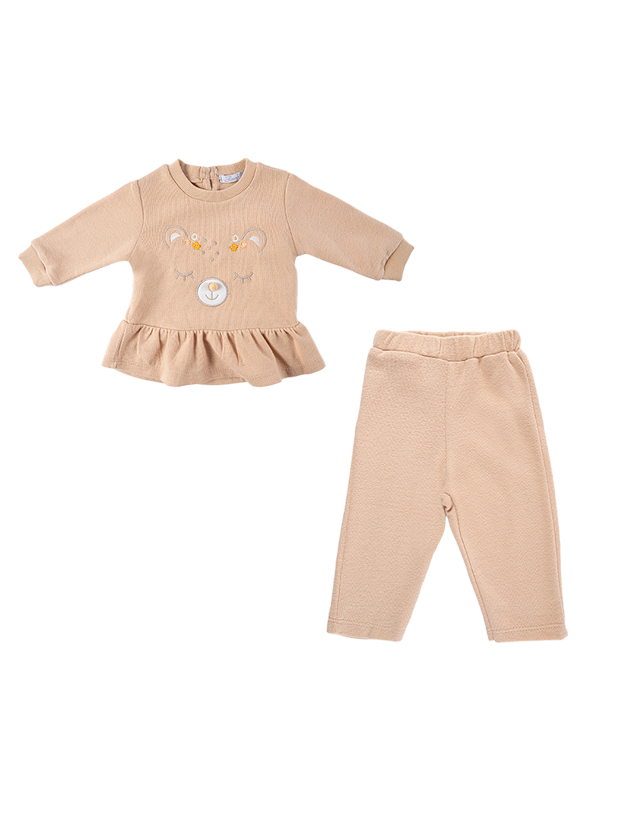 بلوز و شلواردخترانه مدل موش نارنجی 1