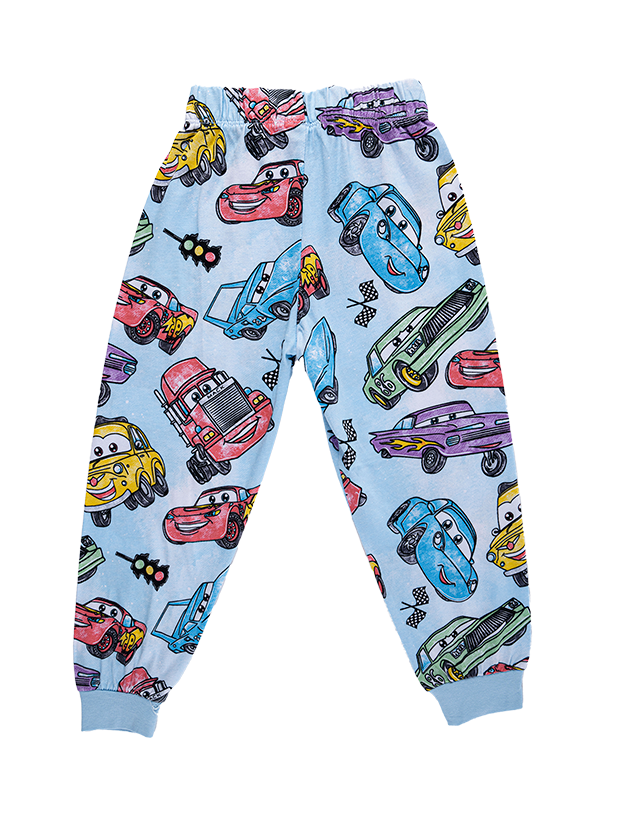 تیشرت و شلوار پسرانه مدل ماشین آبی 6