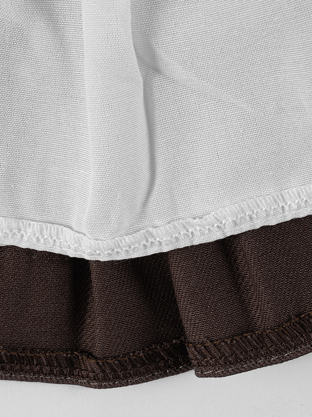 سه تیکه دخترانه مدل پروانه قهوه ای 4