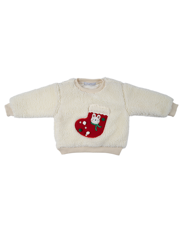 بلوز و دامن دخترانه مدل هدیه کریسمس1 5