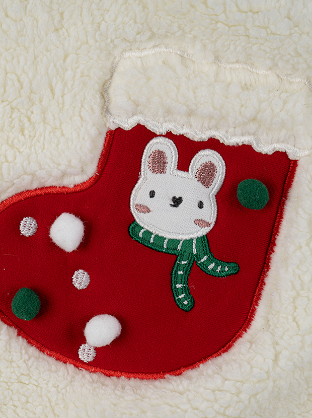 بلوز و دامن دخترانه مدل هدیه کریسمس1 7