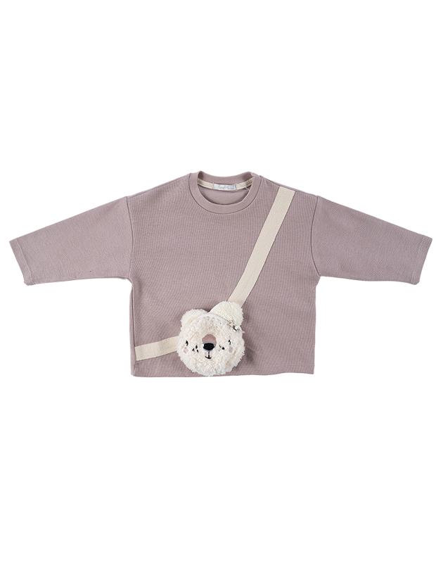 بلوز دخترانه مدل کیف دستی خرسی 1