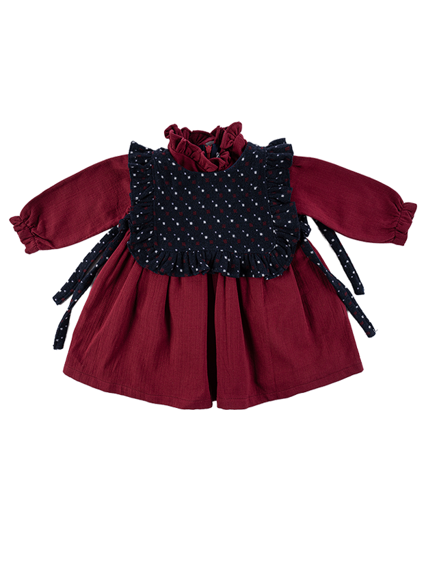 جلیقه و پیراهن دخترانه مدل گلناز 1