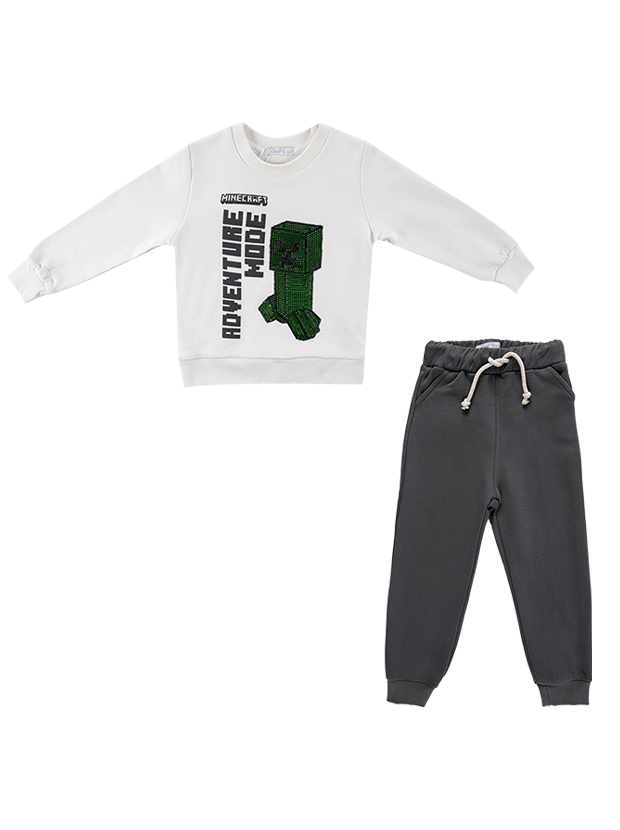 بلوز و شلوار پسرانه مدل پولکی 1