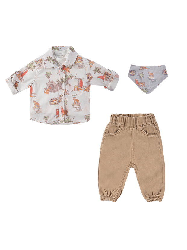 سه تیکه پسرانه مدل ببری 1