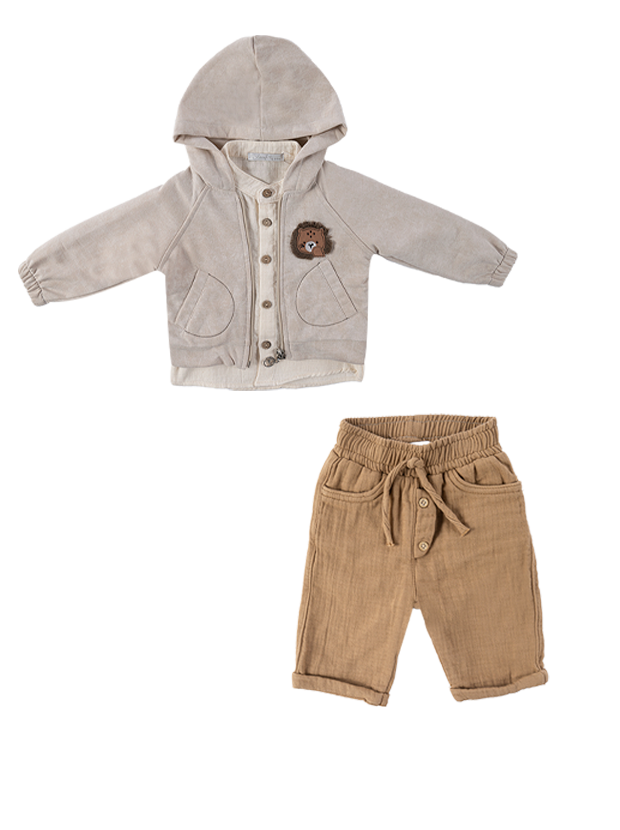 سه تیکه پسرانه مدل شیر یالدار 1