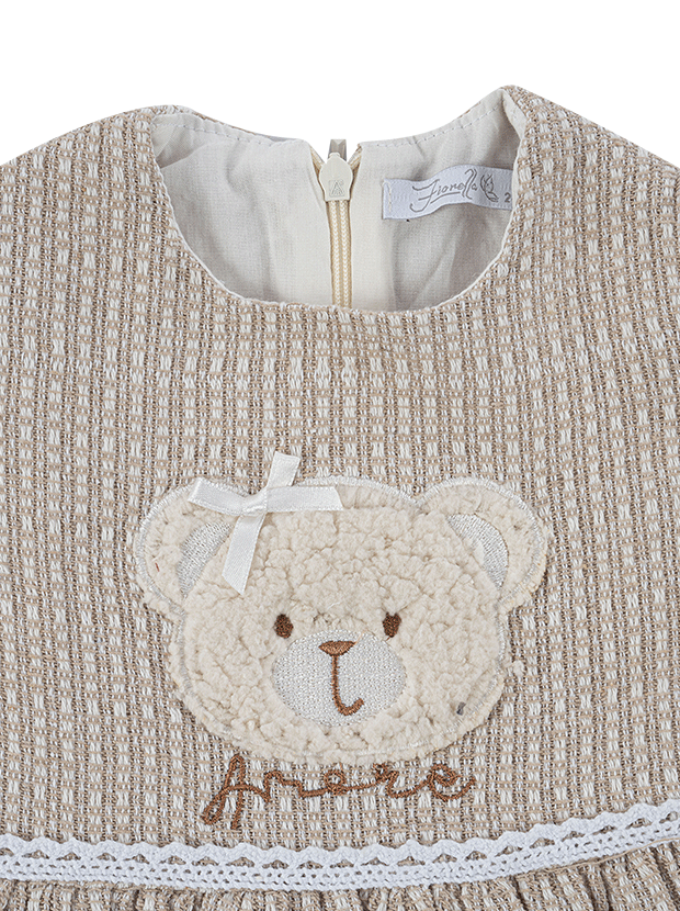 پیراهن دخترانه مدل خرس کوچولو 2 3