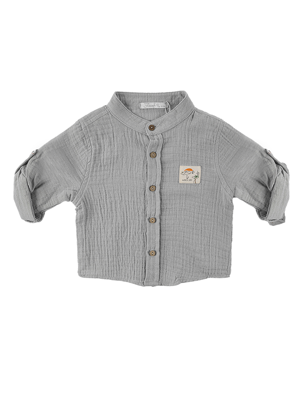 شومیز و شلوار پسرانه مدل جنگل آبی 2