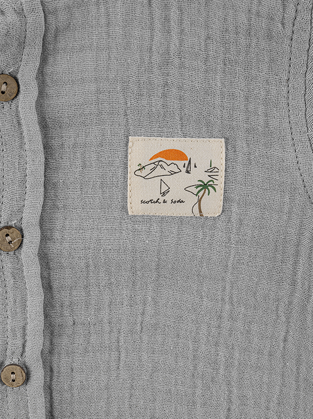 شومیز و شلوار پسرانه مدل جنگل آبی 4