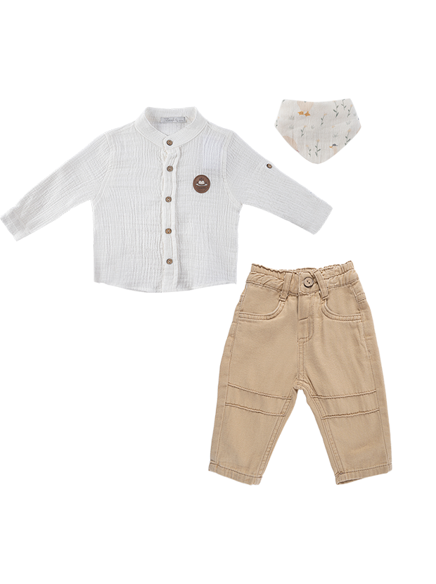 شومیز و شلوارپسرانه مدل اردکی 1