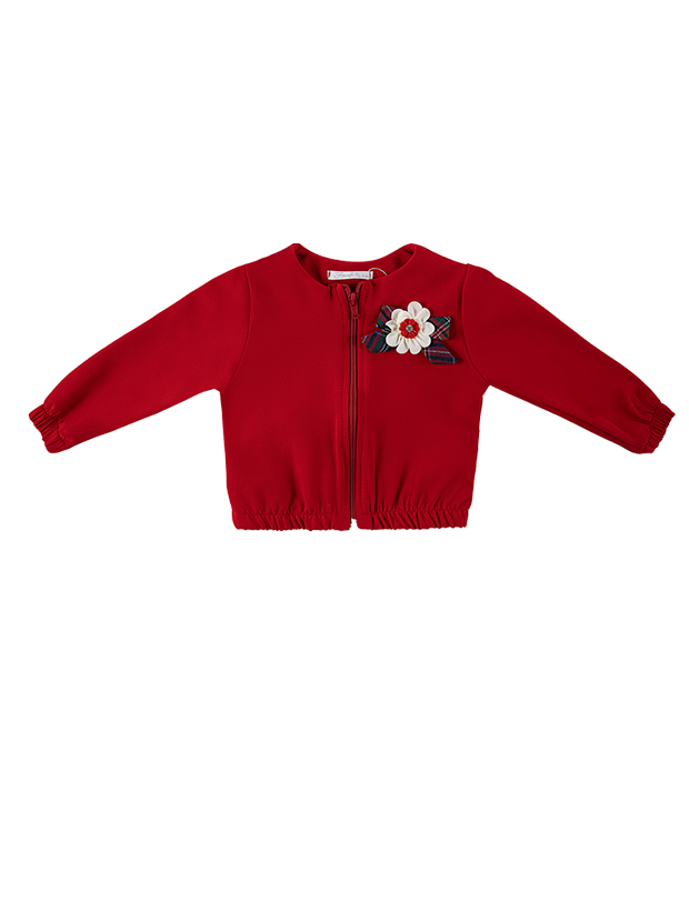 سه تیکه دخترانه مدل گل قرمز 7