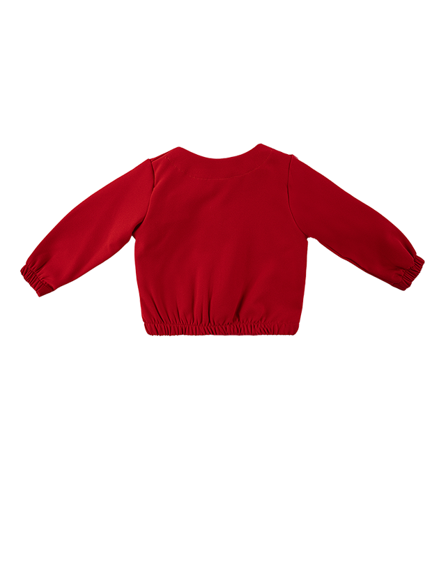 سه تیکه دخترانه مدل گل قرمز 8