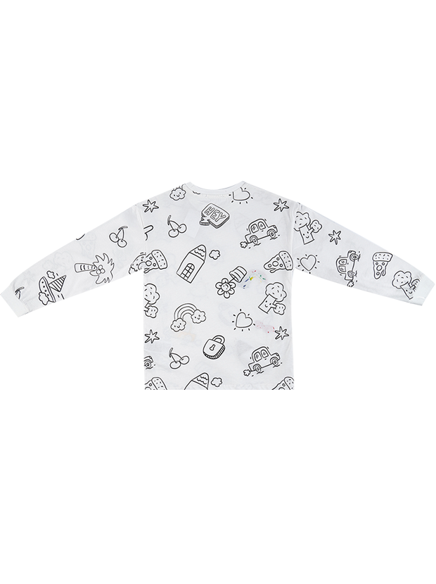 بلوز و شلوار پسرانه مدل سفید و مشکی 3