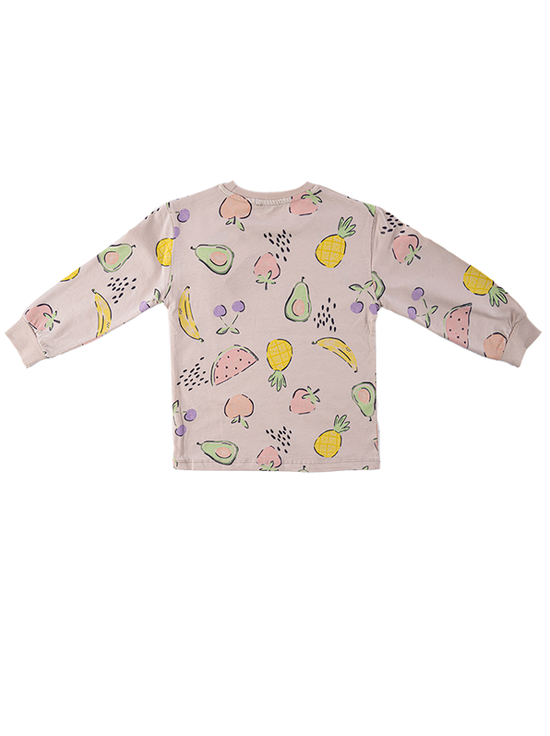 بلوز و شلوار راحتی دخترانه مدل میوه ای 3