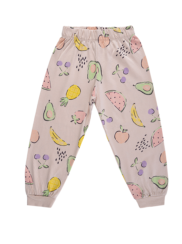 بلوز و شلوار راحتی دخترانه مدل میوه ای 4