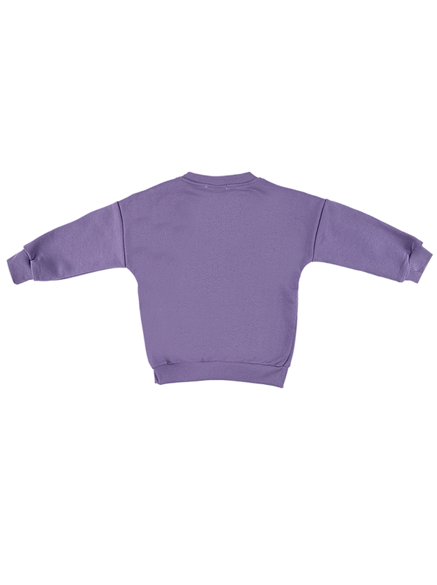 بلوز و شلوار راحتی دخترانه مدل کرومی بنفش 3