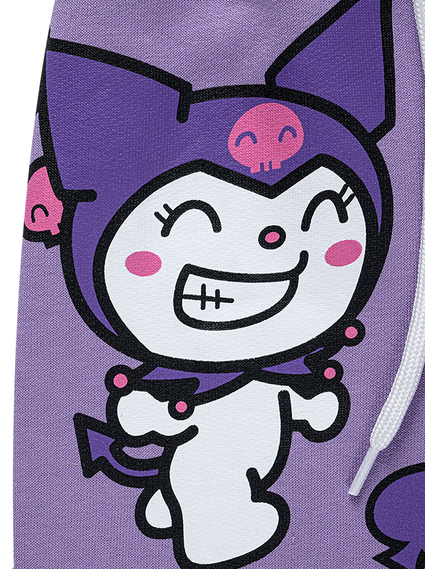 بلوز و شلوار راحتی دخترانه مدل کرومی بنفش 6